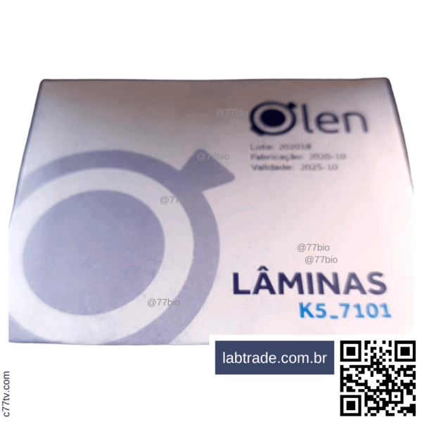 Lâminas Para Microscopia 26 X 76 Mm  - K5-7101