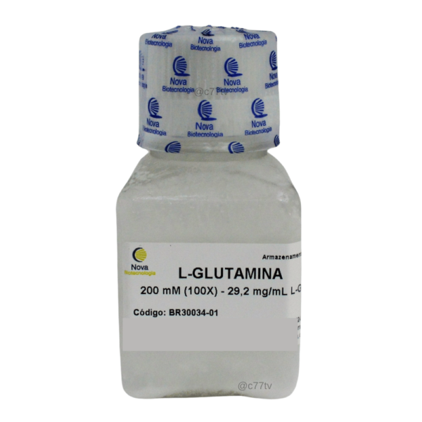 Solução de L-Glutamina 200 mM (100X) em 0,85% NaCl – BR30034-01