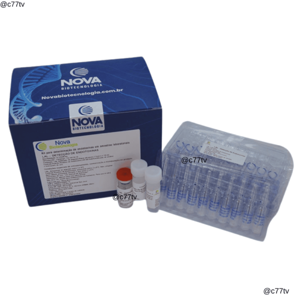 Kit para detecção de Endotoxinas por Gel Clot - LAL.Sensibilidade: 0,125 UE/mL - 50 reações - TX-18118-50 | NB