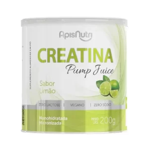 Creatina Pump Juice Sabor Limão 200g - Apisnutri