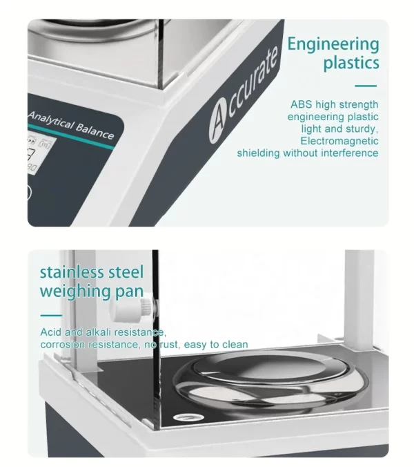 Balança Analítica de Laboratório Digital – Microbalança de Precisão 0,0001g, Capacidade 120g/220g - Image 24