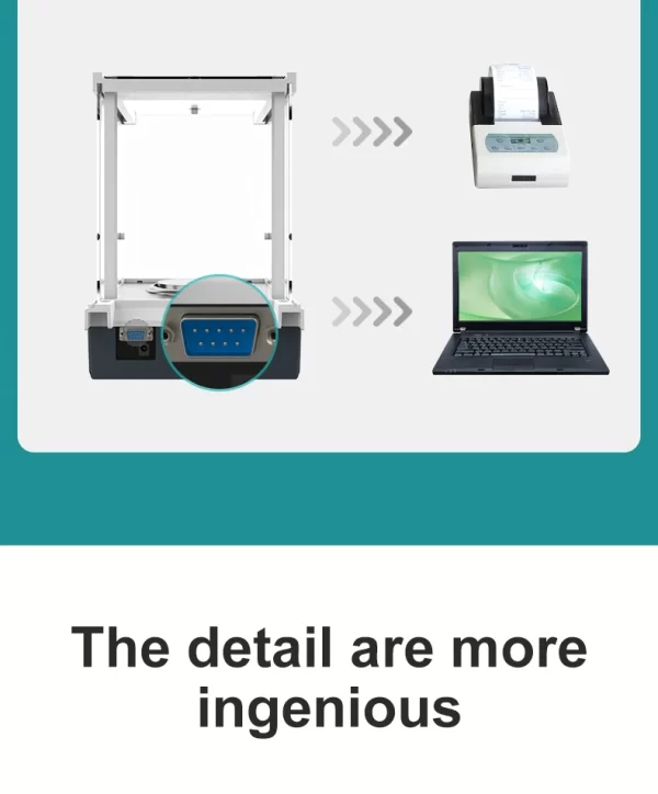 Balança Analítica de Laboratório Digital – Microbalança de Precisão 0,0001g, Capacidade 120g/220g - Image 23