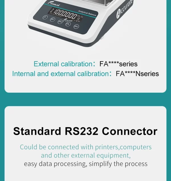 Balança Analítica de Laboratório Digital – Microbalança de Precisão 0,0001g, Capacidade 120g/220g - Image 22