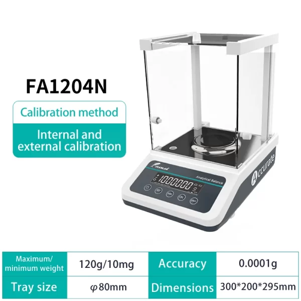 Balança Analítica de Laboratório Digital – Microbalança de Precisão 0,0001g, Capacidade 120g/220g - Image 7