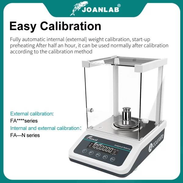 Balança Analítica de Laboratório Digital – Microbalança de Precisão 0,0001g, Capacidade 120g/220g - Image 3