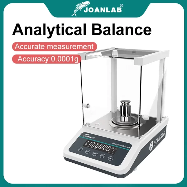 Balança Analítica de Laboratório Digital – Microbalança de Precisão 0,0001g, Capacidade 120g/220g