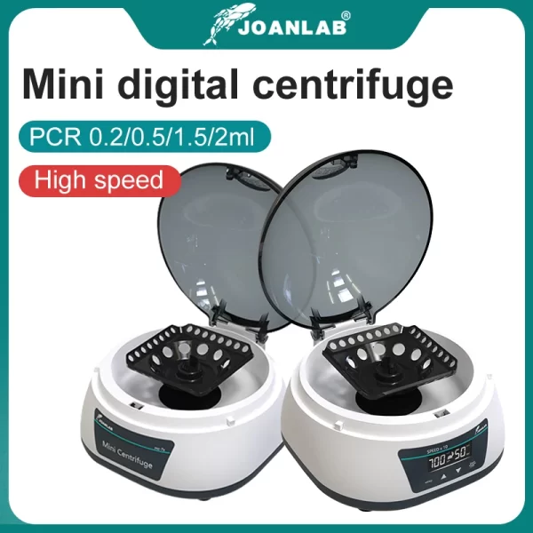 Centrífuga PCR Digital de Alta Velocidade para Laboratório, Plasma 4000rpm a 12000rpm, Tubos de 0,2ml, 0,5ml, 1,5ml e 2ml, 110V/220V